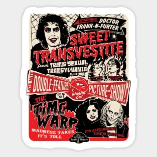 Rocky Horror Double Feature Picture Show - Dr. Frank-n-Furter Sticker